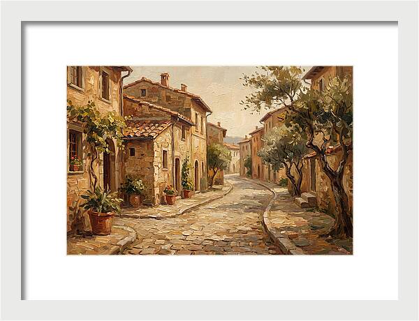 Cobblestone Street Serenity