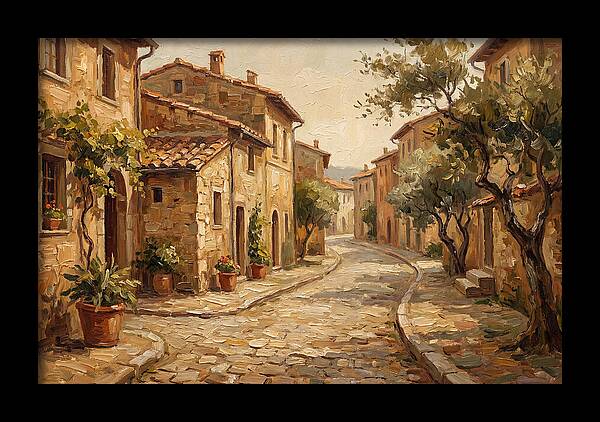Cobblestone Street Serenity