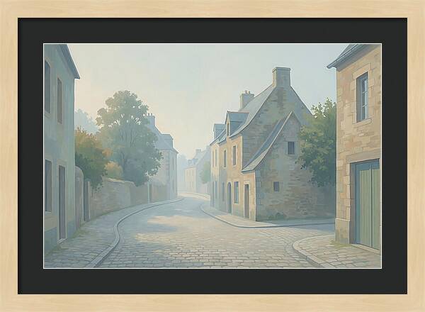 Cobblestone Street Serenity