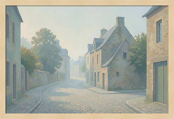 Cobblestone Street Serenity