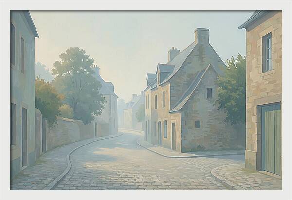 Cobblestone Street Serenity