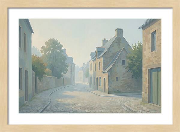 Cobblestone Street Serenity