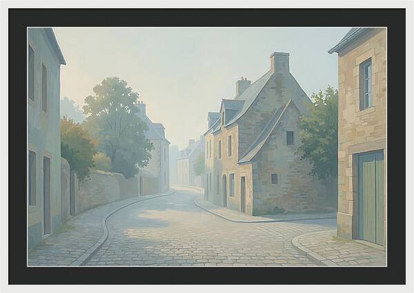 Cobblestone Street Serenity
