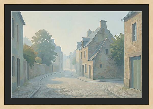 Cobblestone Street Serenity