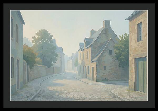Cobblestone Street Serenity