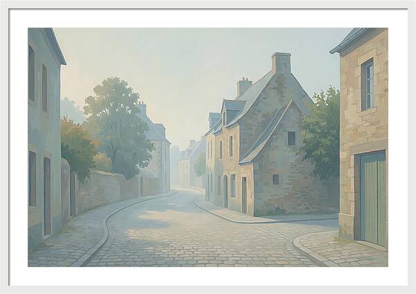 Cobblestone Street Serenity