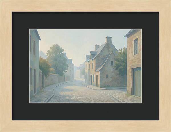 Cobblestone Street Serenity