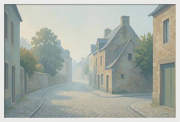 Cobblestone Street Serenity