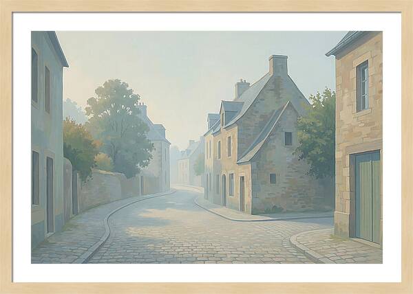 Cobblestone Street Serenity