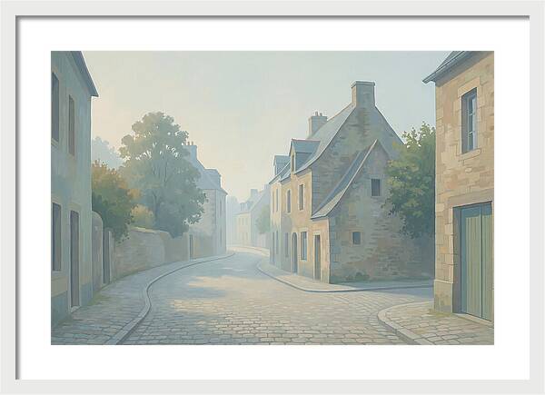 Cobblestone Street Serenity