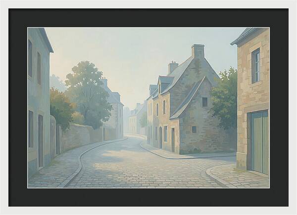 Cobblestone Street Serenity