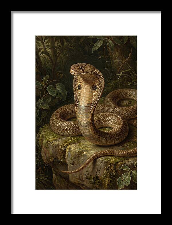 Cobra In Lush Surroundings