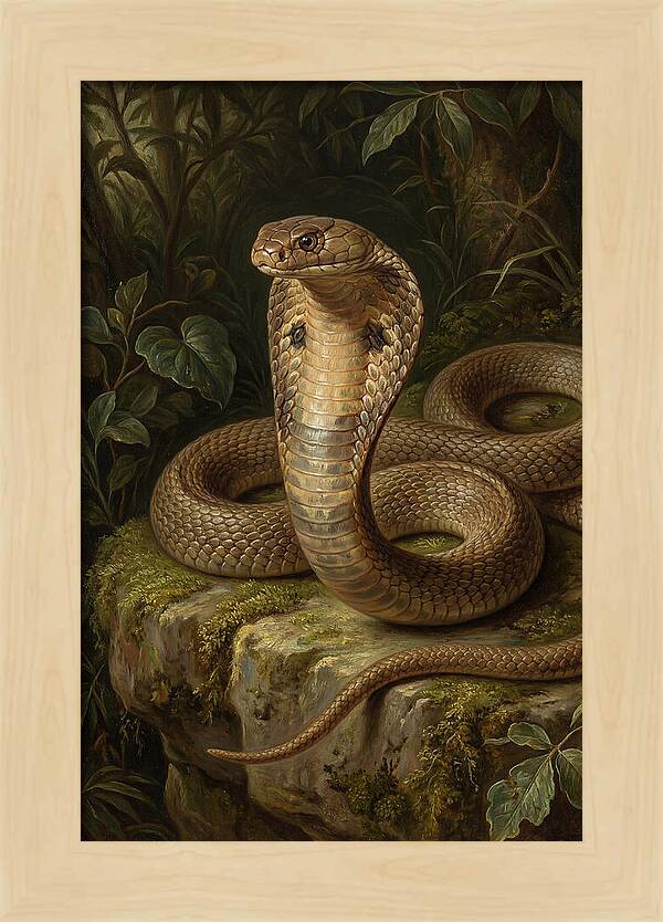 Cobra In Lush Surroundings