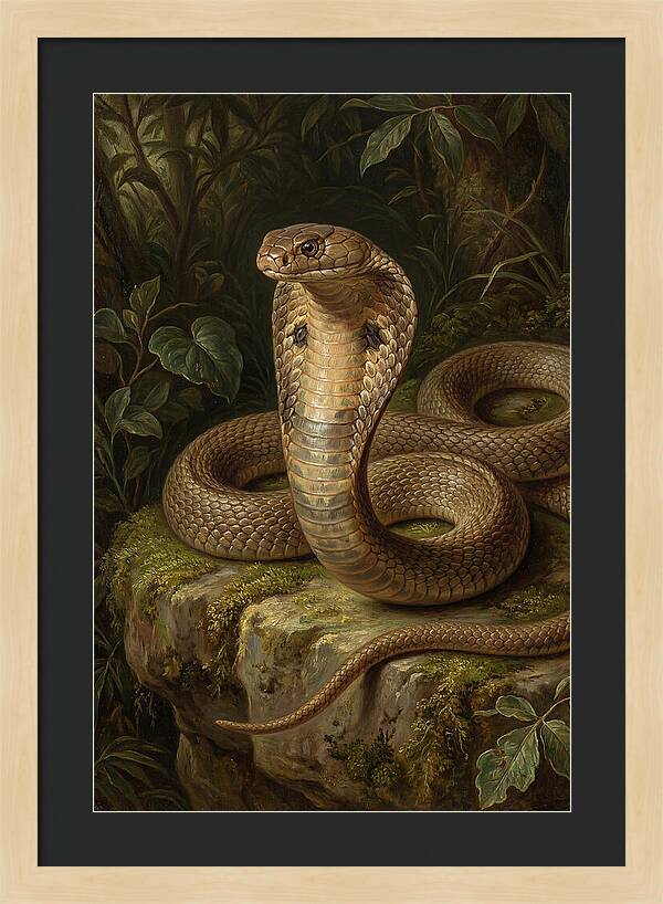 Cobra In Lush Surroundings
