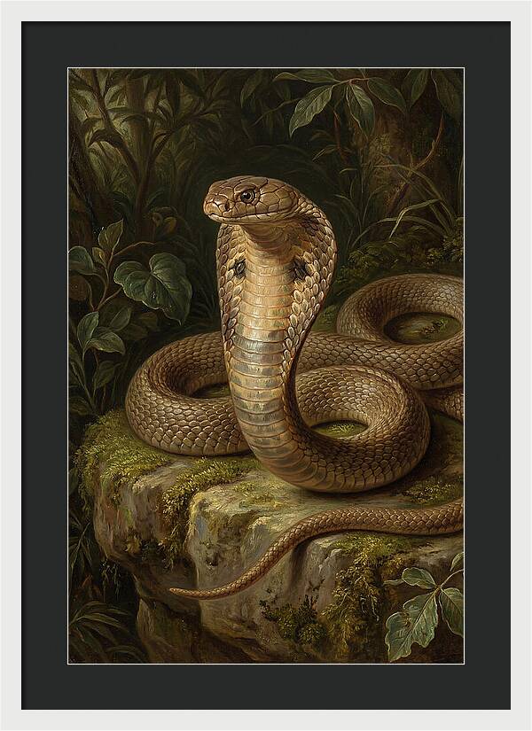 Cobra In Lush Surroundings
