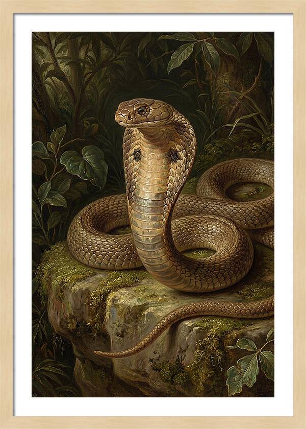 Cobra In Lush Surroundings