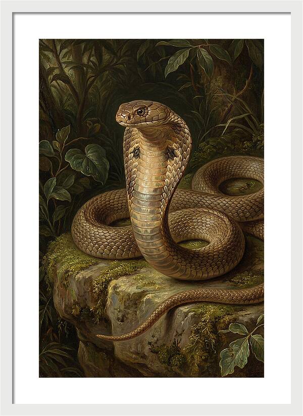 Cobra In Lush Surroundings