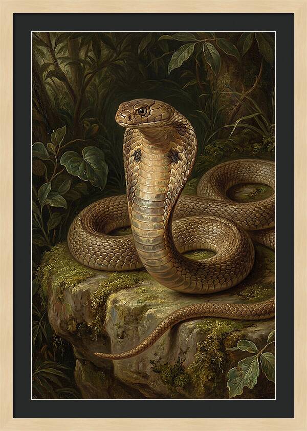 Cobra In Lush Surroundings