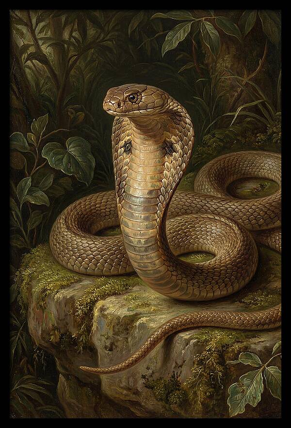Cobra In Lush Surroundings