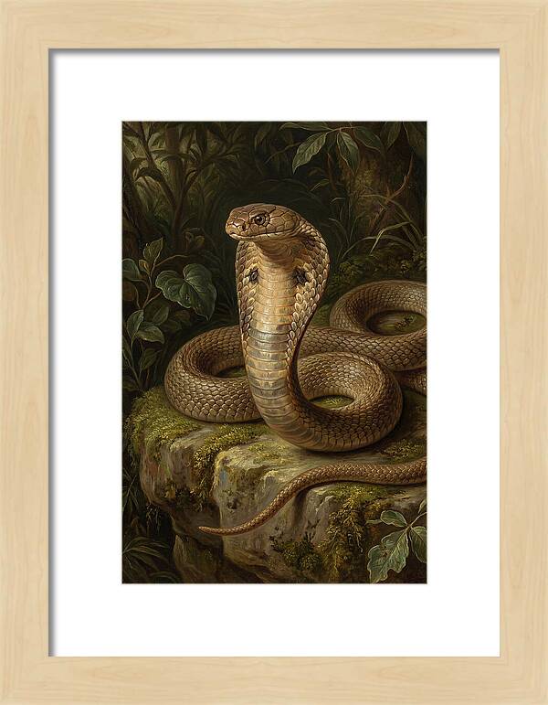 Cobra In Lush Surroundings