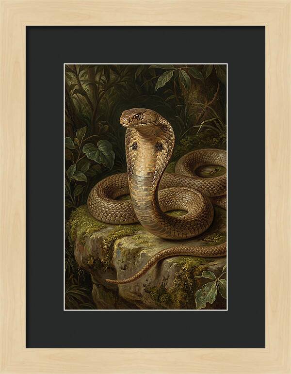 Cobra In Lush Surroundings