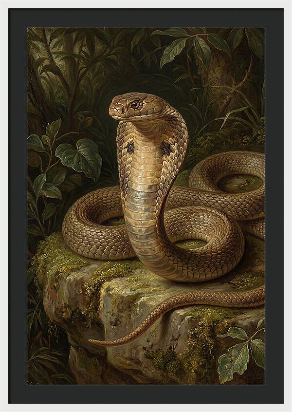 Cobra In Lush Surroundings