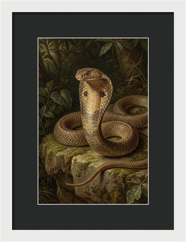 Cobra In Lush Surroundings