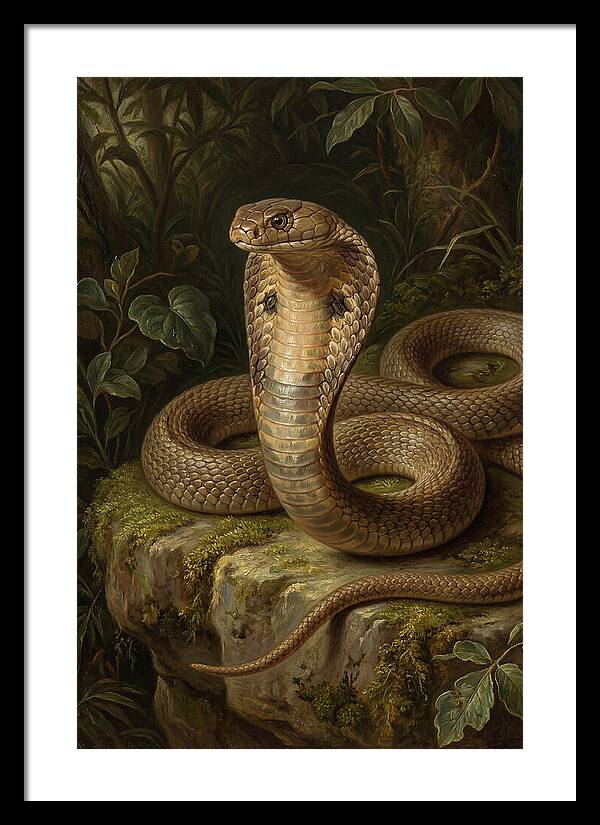 Cobra In Lush Surroundings
