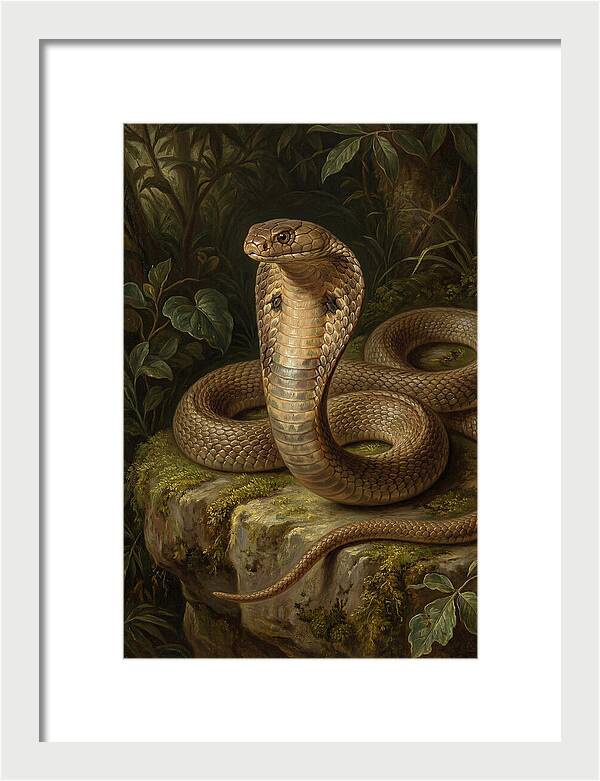 Cobra In Lush Surroundings