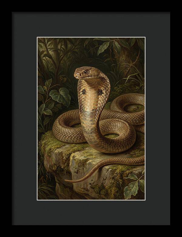 Cobra In Lush Surroundings