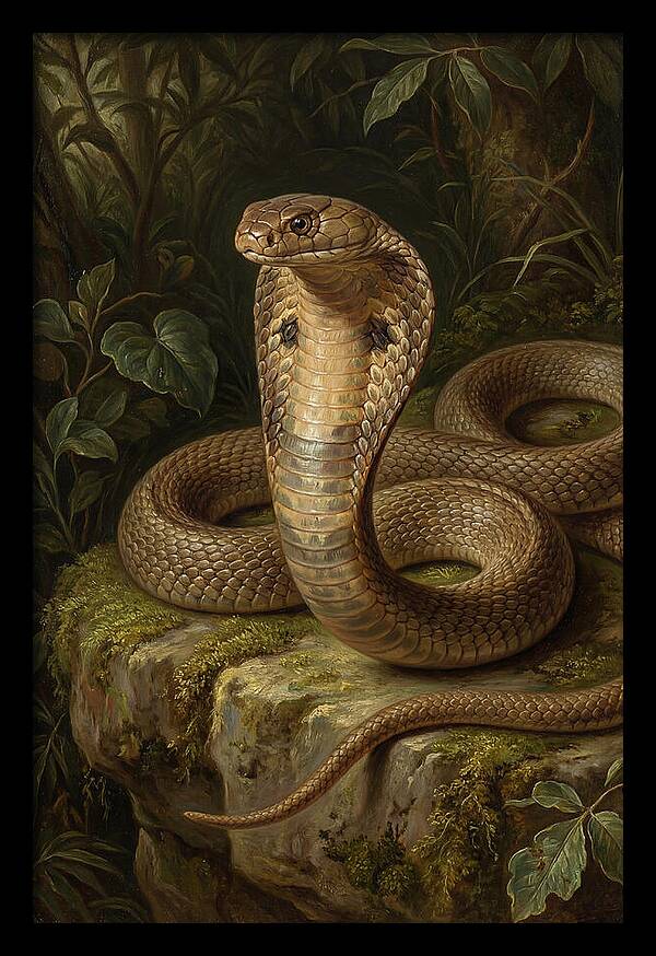 Cobra In Lush Surroundings