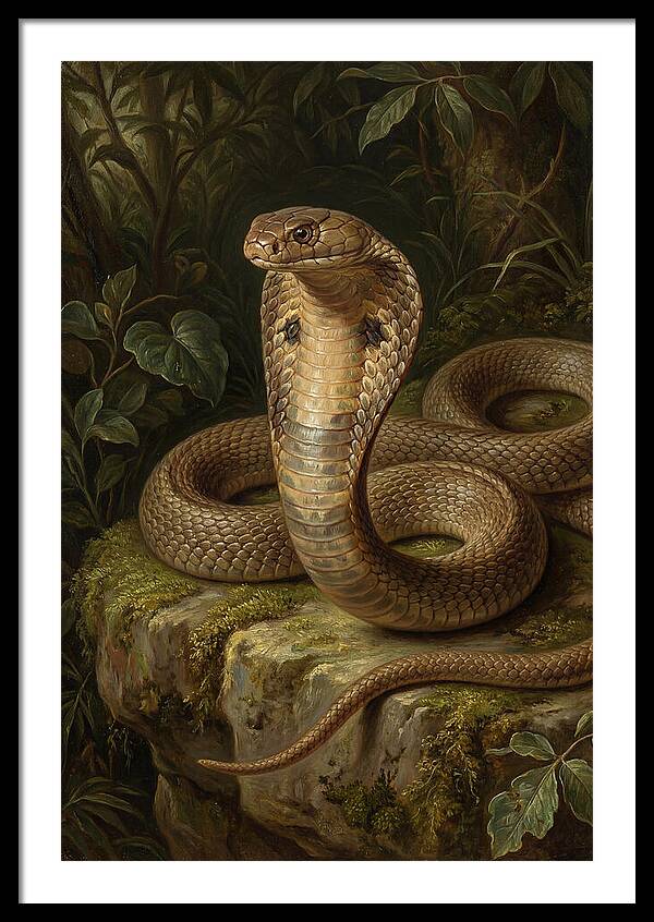 Cobra In Lush Surroundings