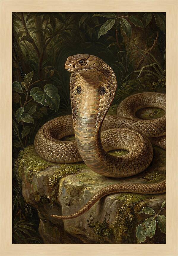 Cobra In Lush Surroundings
