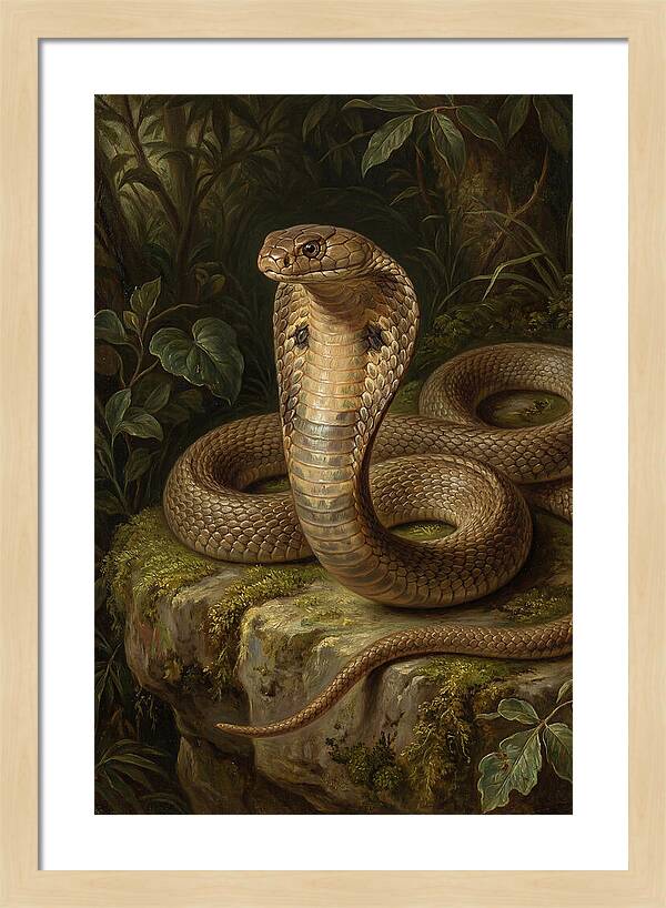 Cobra In Lush Surroundings