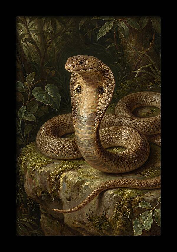 Cobra In Lush Surroundings