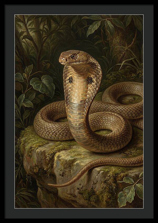 Cobra In Lush Surroundings
