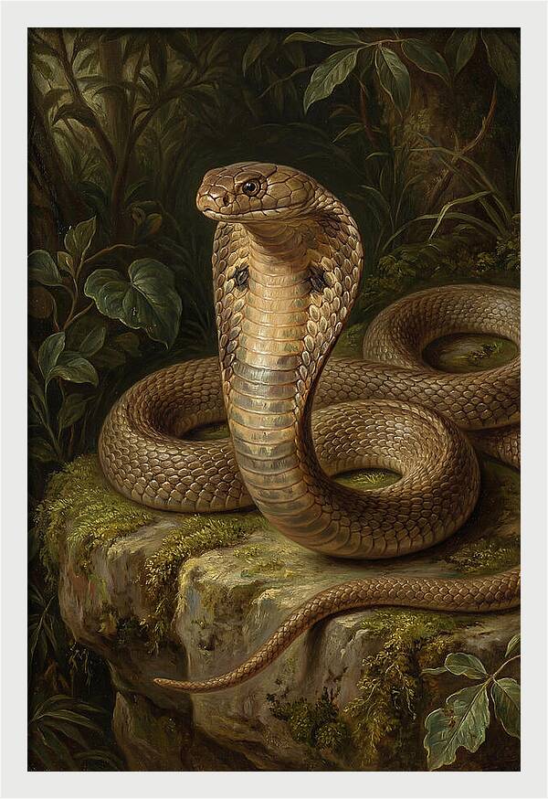 Cobra In Lush Surroundings