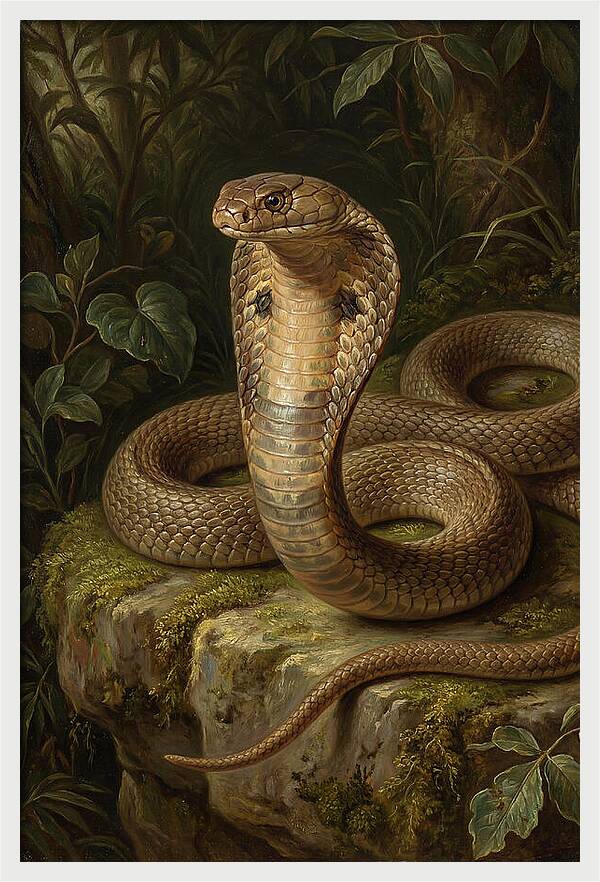Cobra In Lush Surroundings