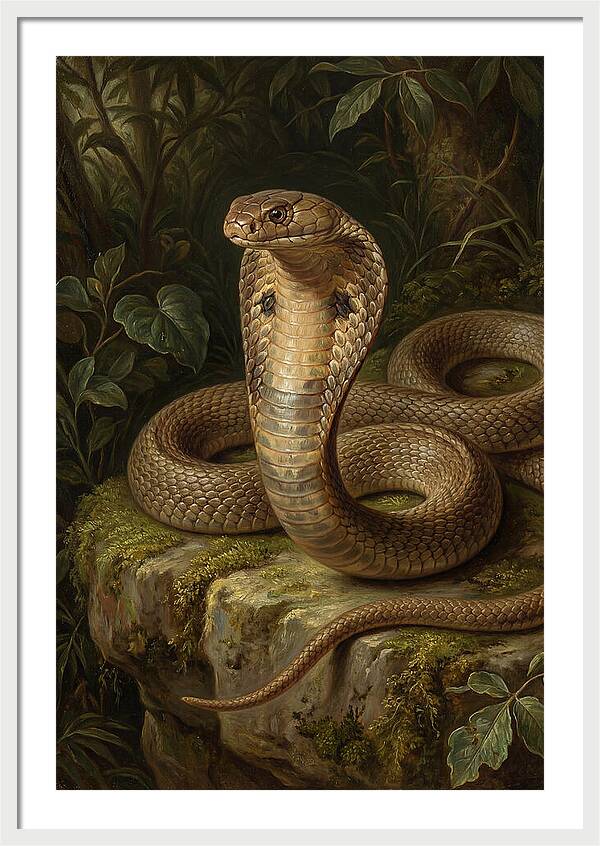Cobra In Lush Surroundings