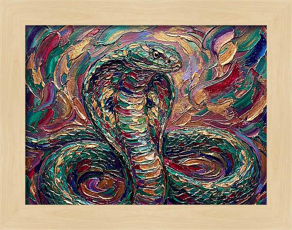 Cobra In Vibrant Colors