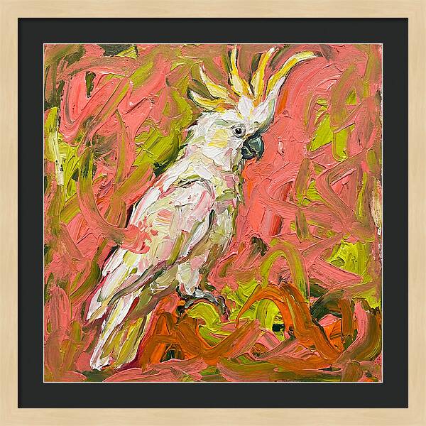 Cockatoo In Expressionist Style