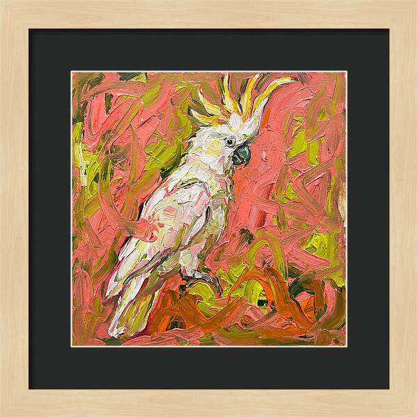 Cockatoo In Expressionist Style
