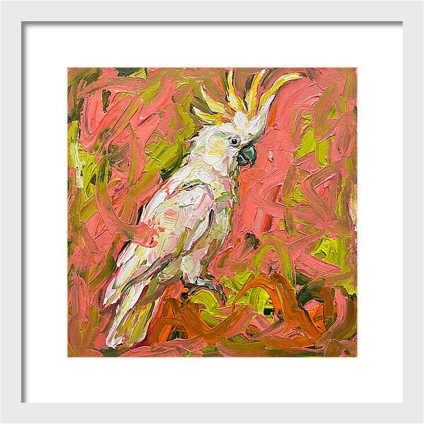 Cockatoo In Expressionist Style