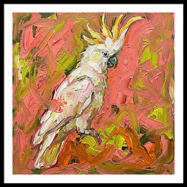 Cockatoo In Expressionist Style