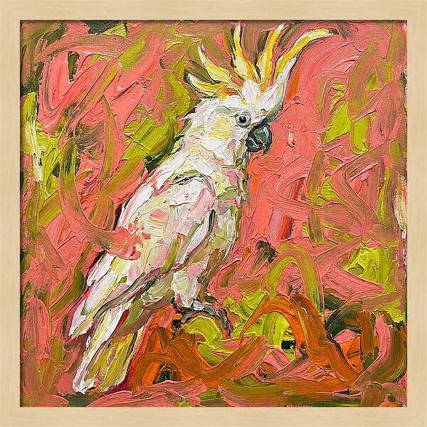 Cockatoo In Expressionist Style