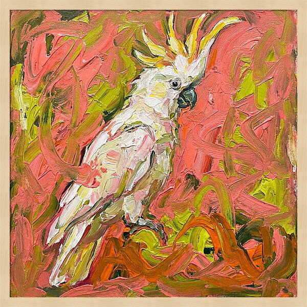 Cockatoo In Expressionist Style