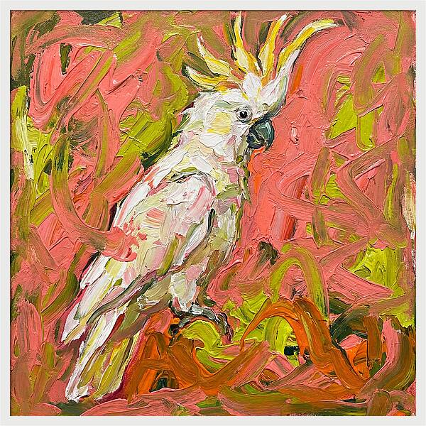Cockatoo In Expressionist Style