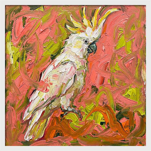 Cockatoo In Expressionist Style