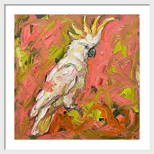 Cockatoo In Expressionist Style