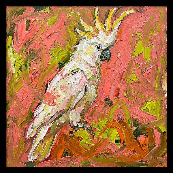 Cockatoo In Expressionist Style